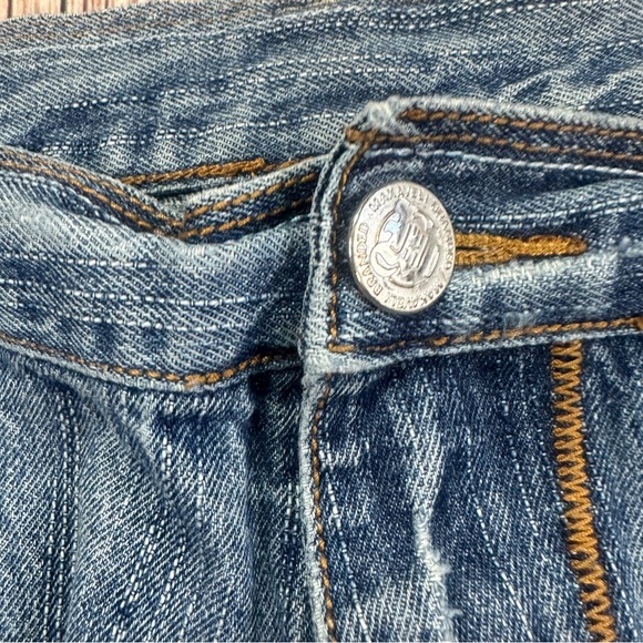 VIntage Makaveli Jeans Men’s 2pac Blue Denim Jean Shorts Size 38 - Picture 16 of 16